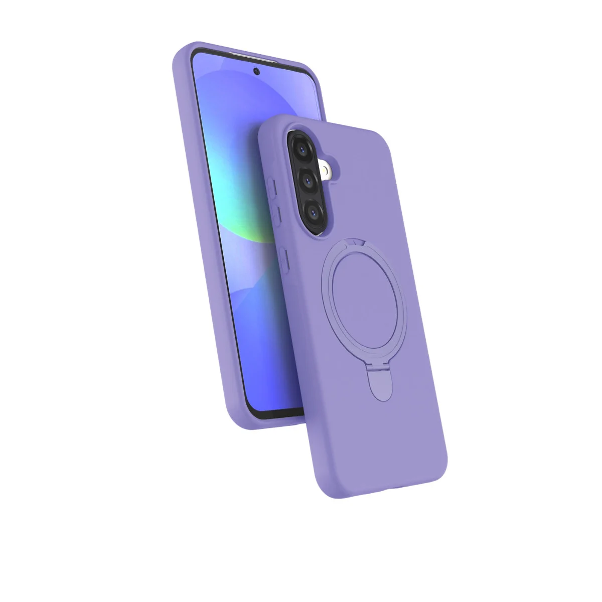 Galaxy A56 Regal Magsafe Standlı Kapak - Lila