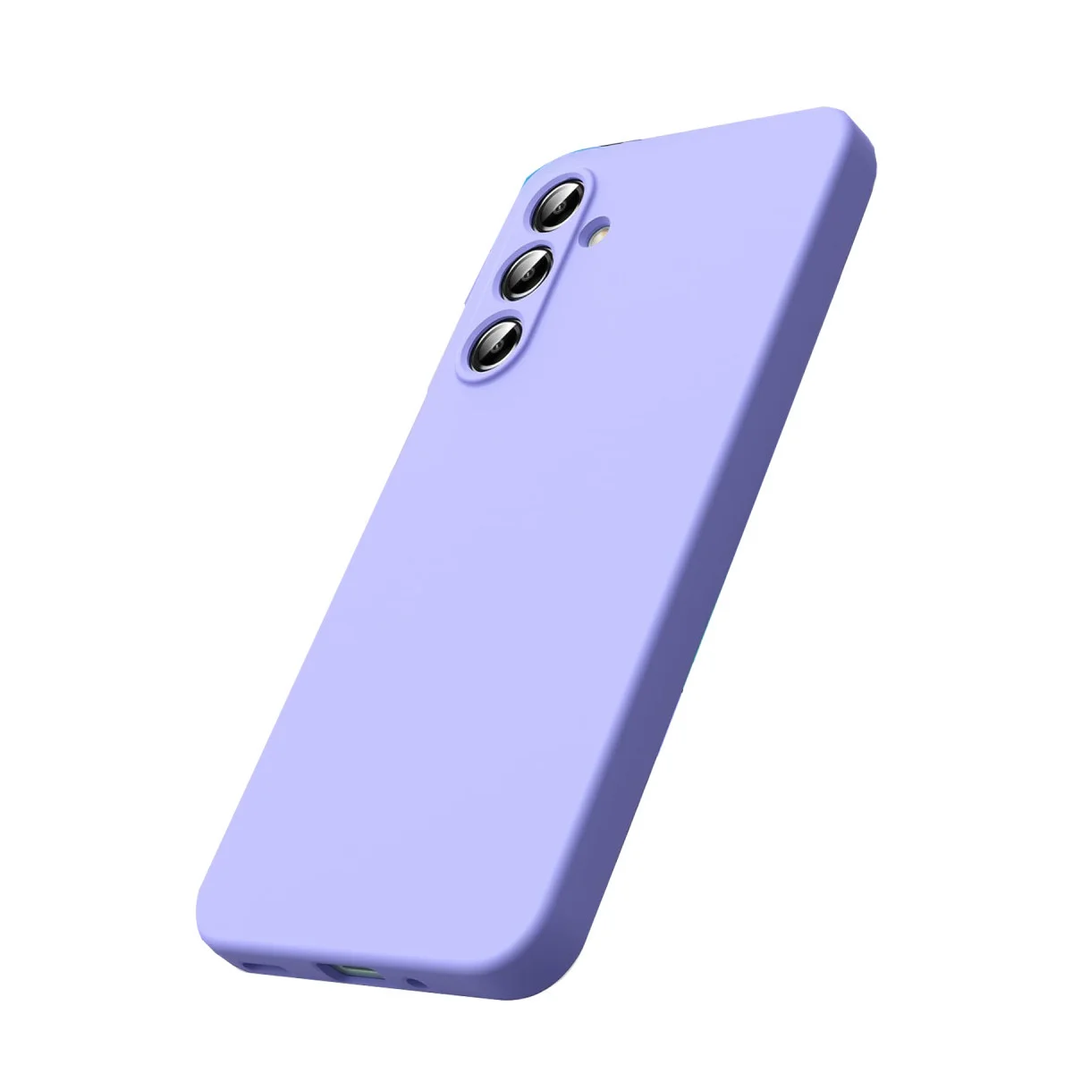 Galaxy S25 FE Nano içi Kadife Silikon - Lila