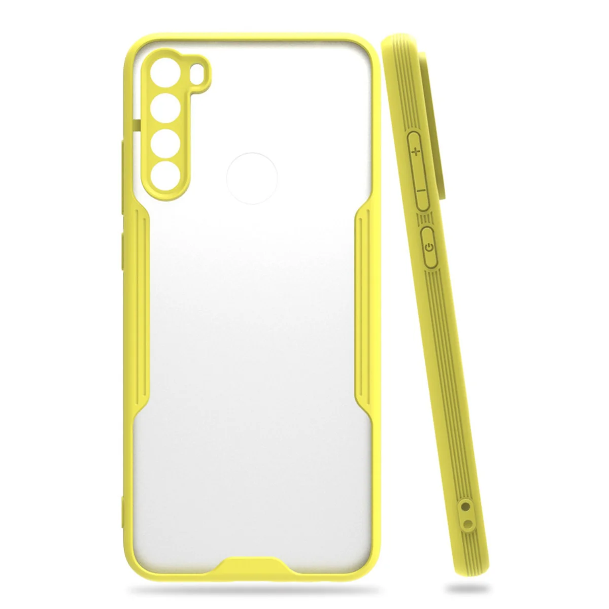Redmi Note 8 Kılıf Platin Silikon - Sarı