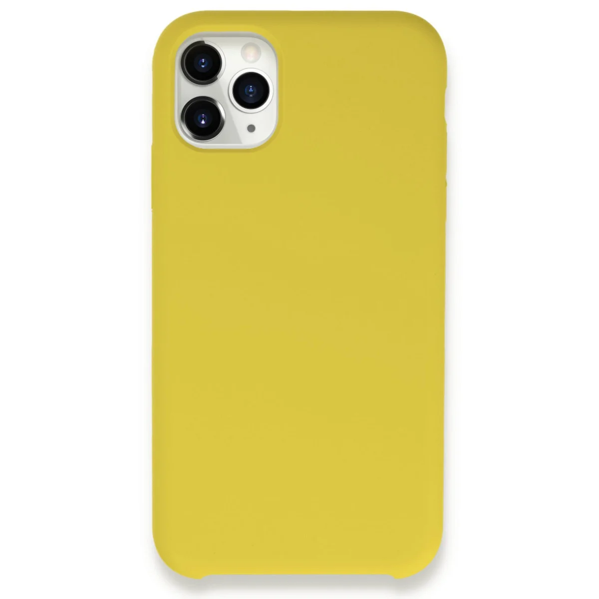 iPhone 11 Pro Kılıf Lansman Legant Silikon - Sarı