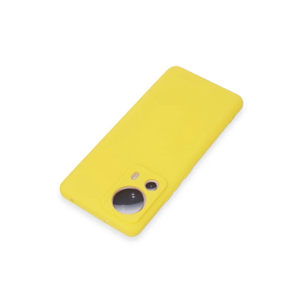 Mi 13 Lite Kılıf Nano içi Kadife Silikon - Sarı