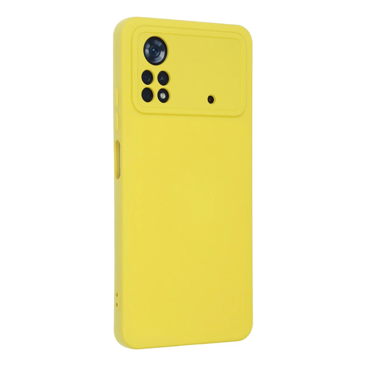Poco X4 Pro 5G Kılıf Nano içi Kadife Silikon - Sarı