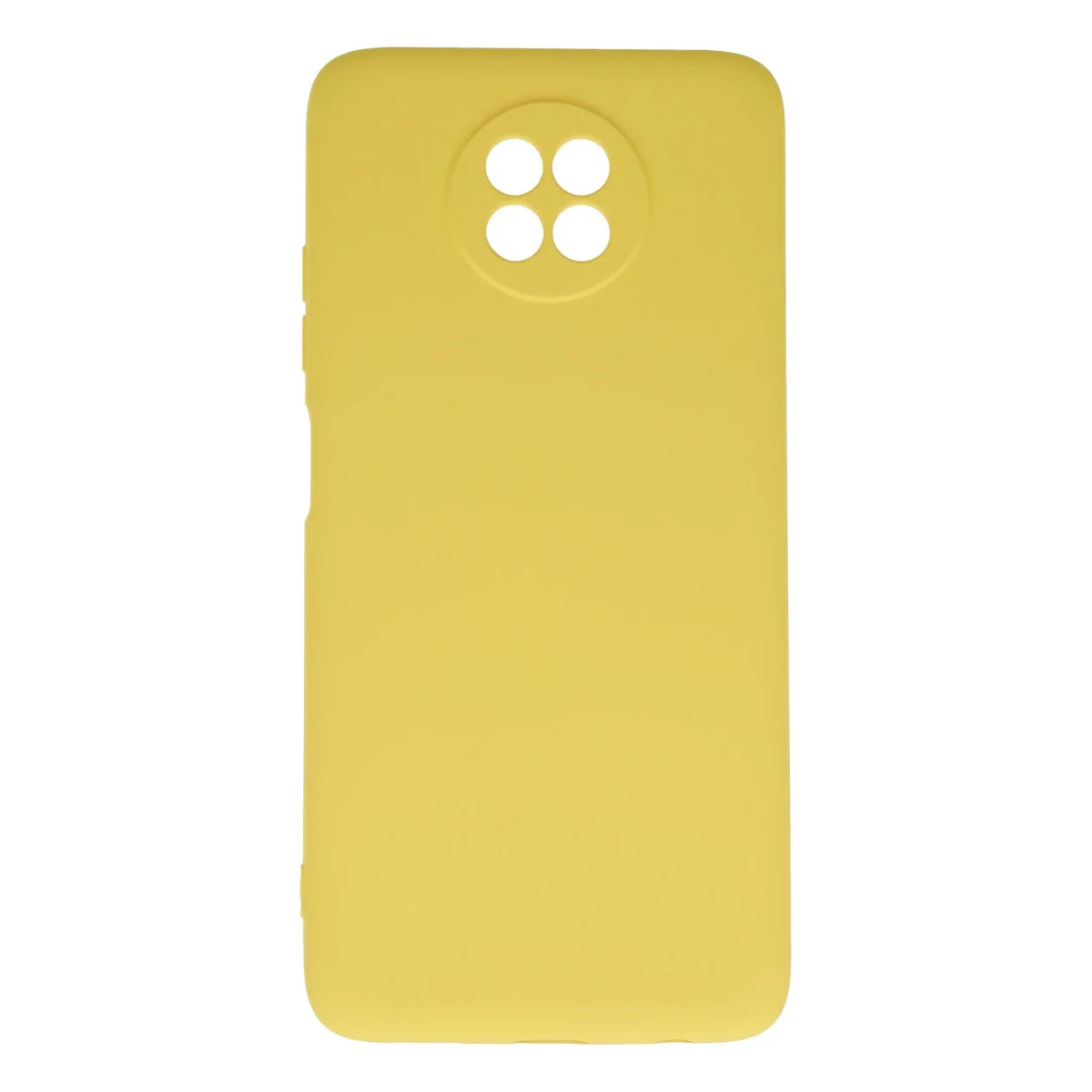 Redmi Note 9 5G Kılıf Nano içi Kadife Silikon - Sarı