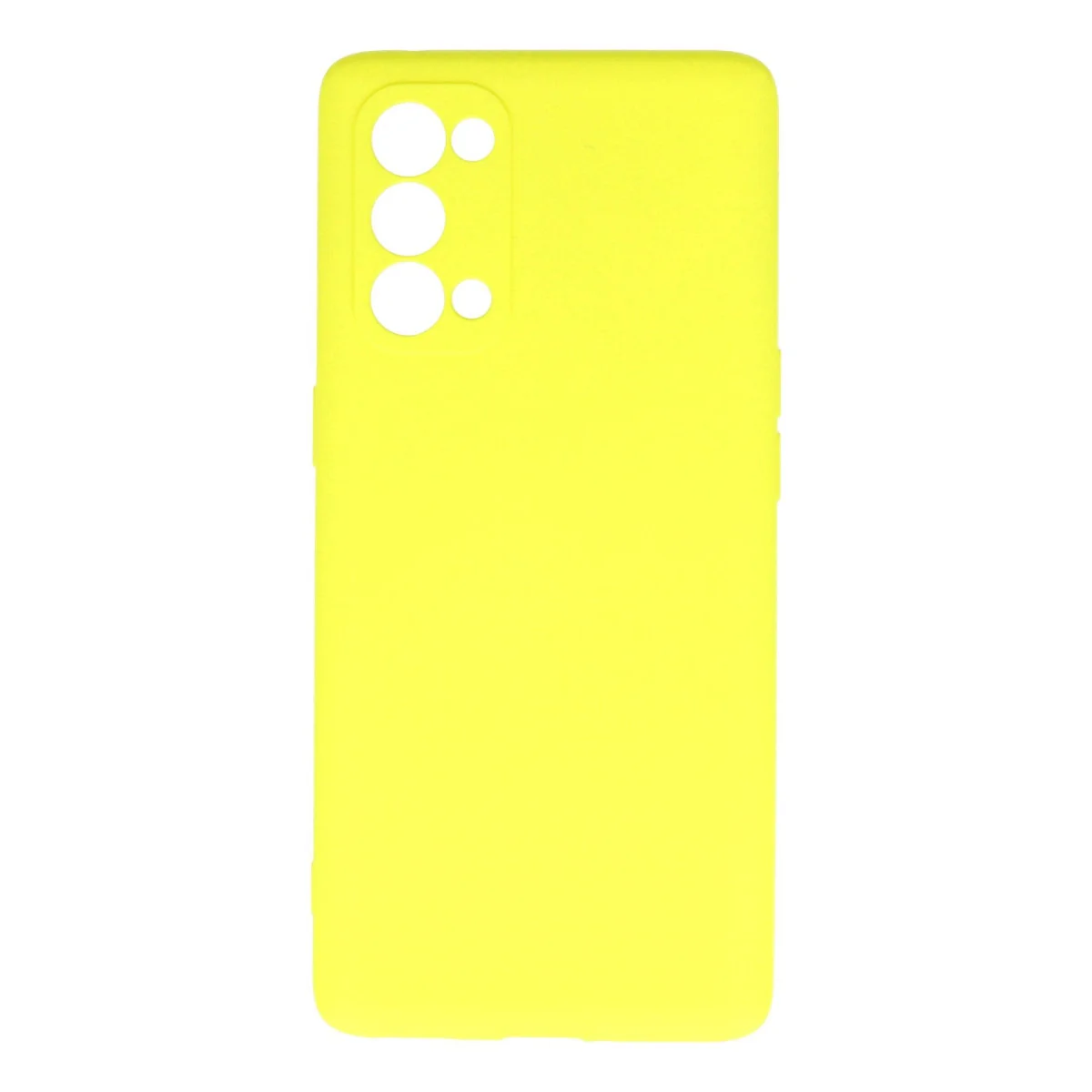Reno 5 Pro Kılıf First Silikon - Sarı