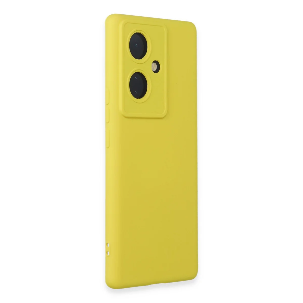 V29 Lite Kılıf Nano içi Kadife Silikon - Sarı
