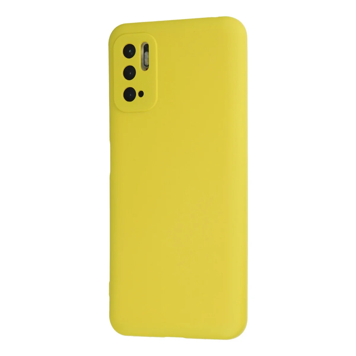 Redmi Note 10 5G Kılıf Nano içi Kadife Silikon - Sarı