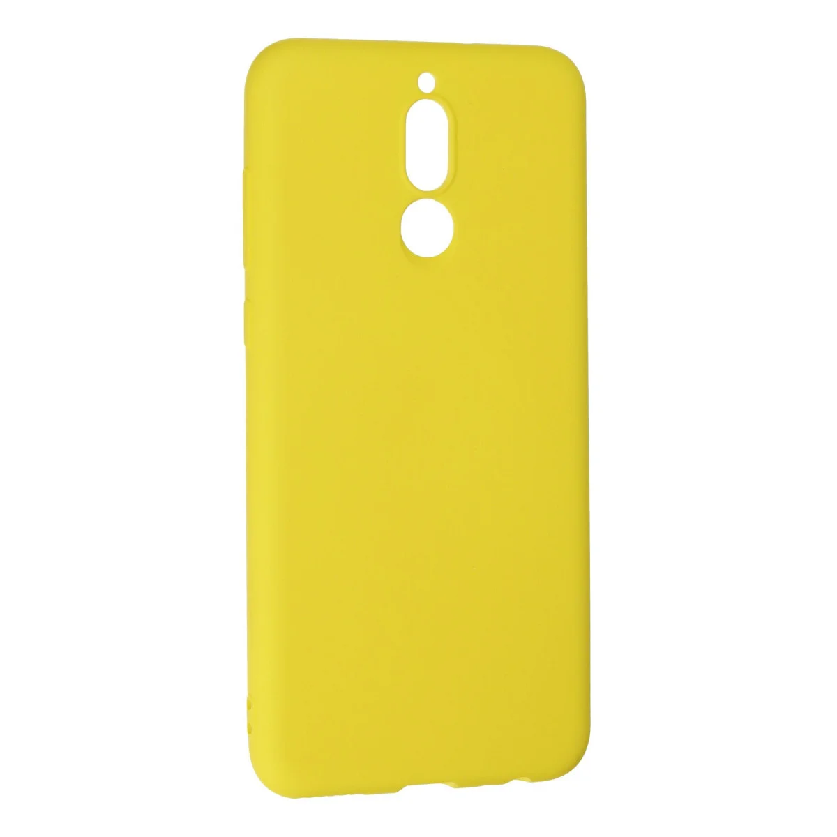 Mate 10 Lite Kılıf Nano içi Kadife Silikon - Sarı