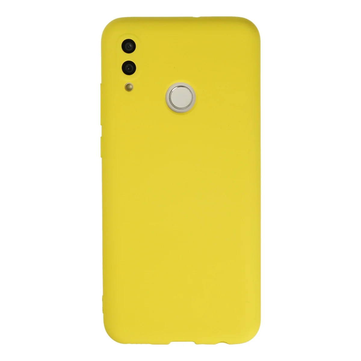 P Smart 2019 Kılıf Nano içi Kadife Silikon - Sarı