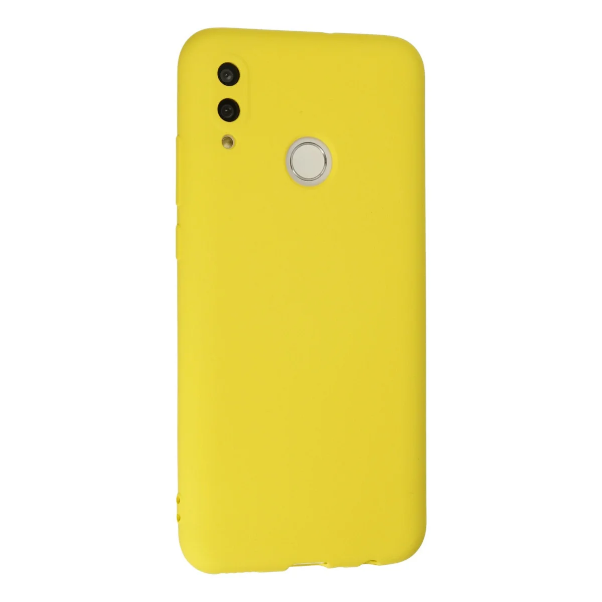 P Smart 2019 Kılıf Nano içi Kadife Silikon - Sarı