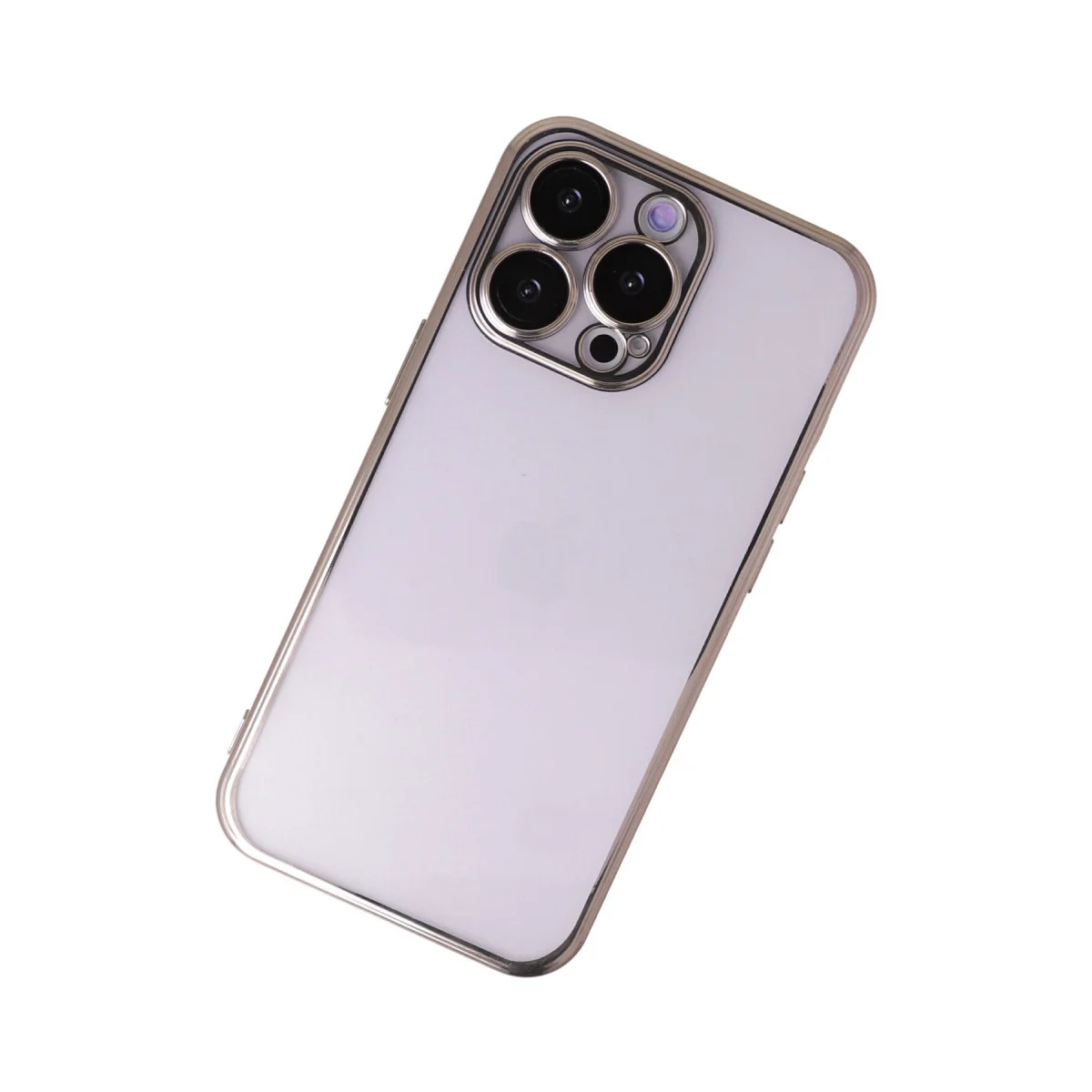 iPhone 13 Pro Kılıf Razer Lensli Silikon - Gold