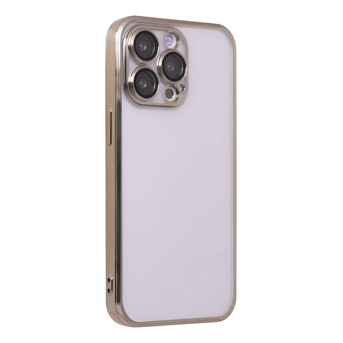 iPhone 13 Pro Kılıf Razer Lensli Silikon - Gold