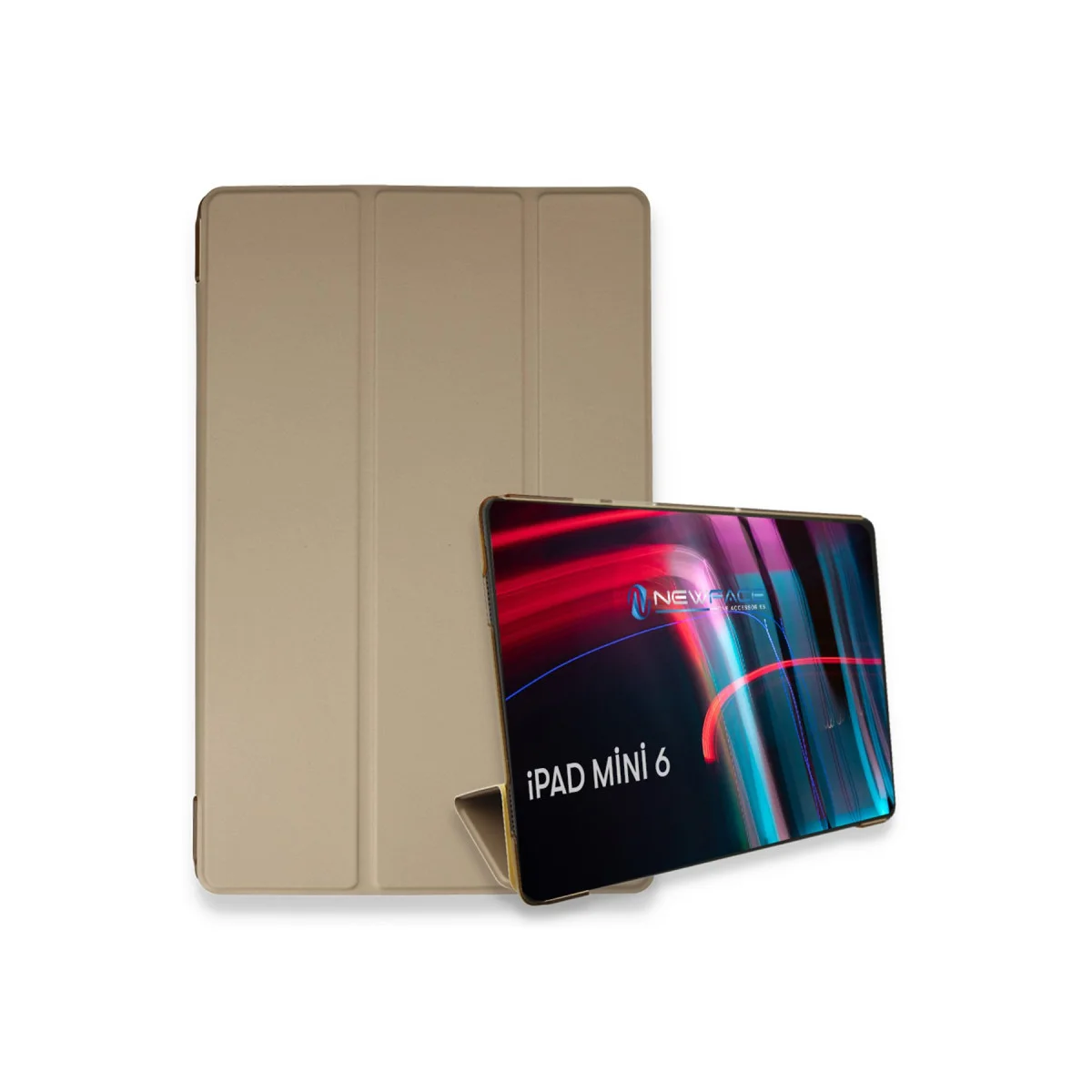 iPad Mini 6 Kılıf Tablet Smart Kılıf - Gold