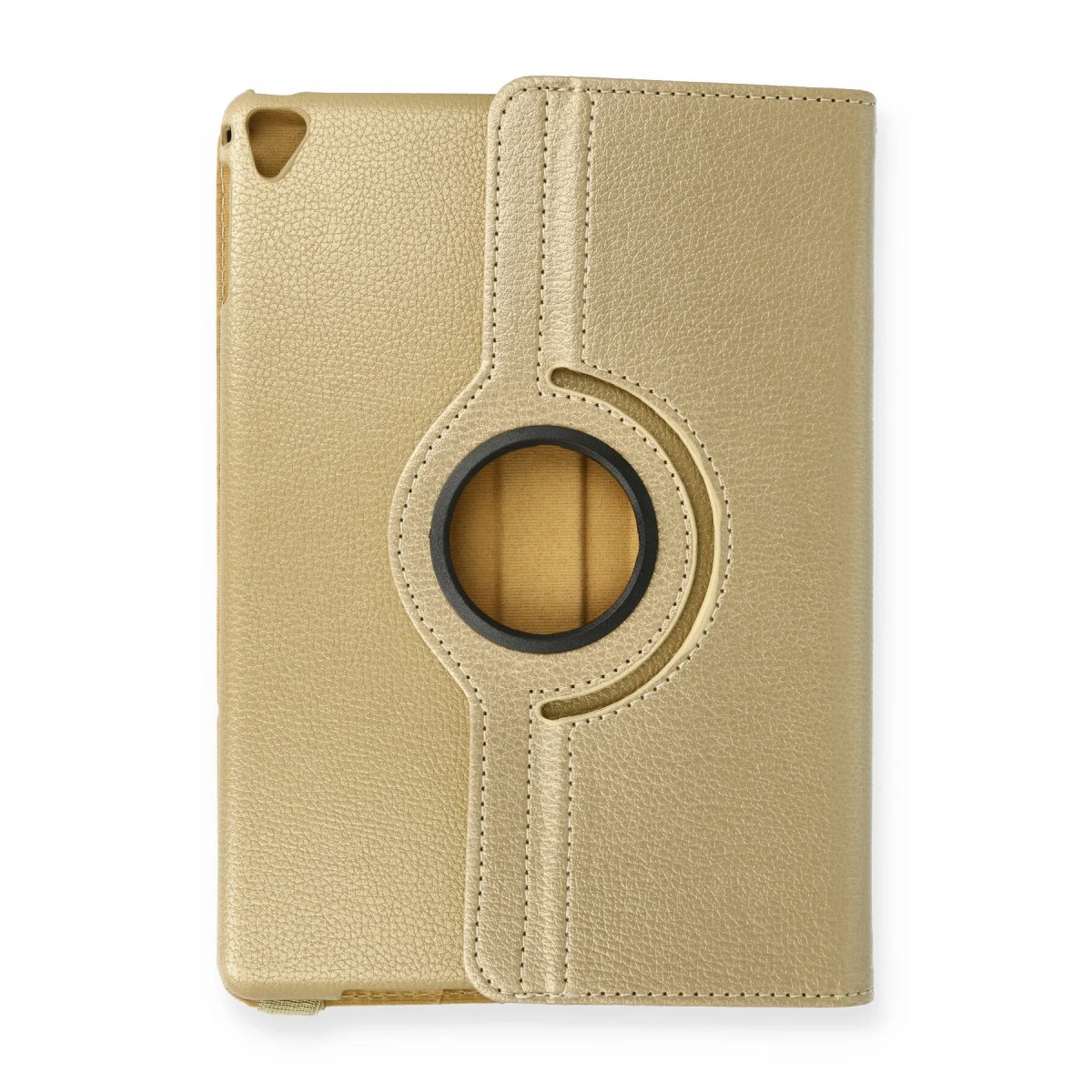 iPad 9.7 (2018) Kılıf 360 Tablet Deri Kılıf - Gold