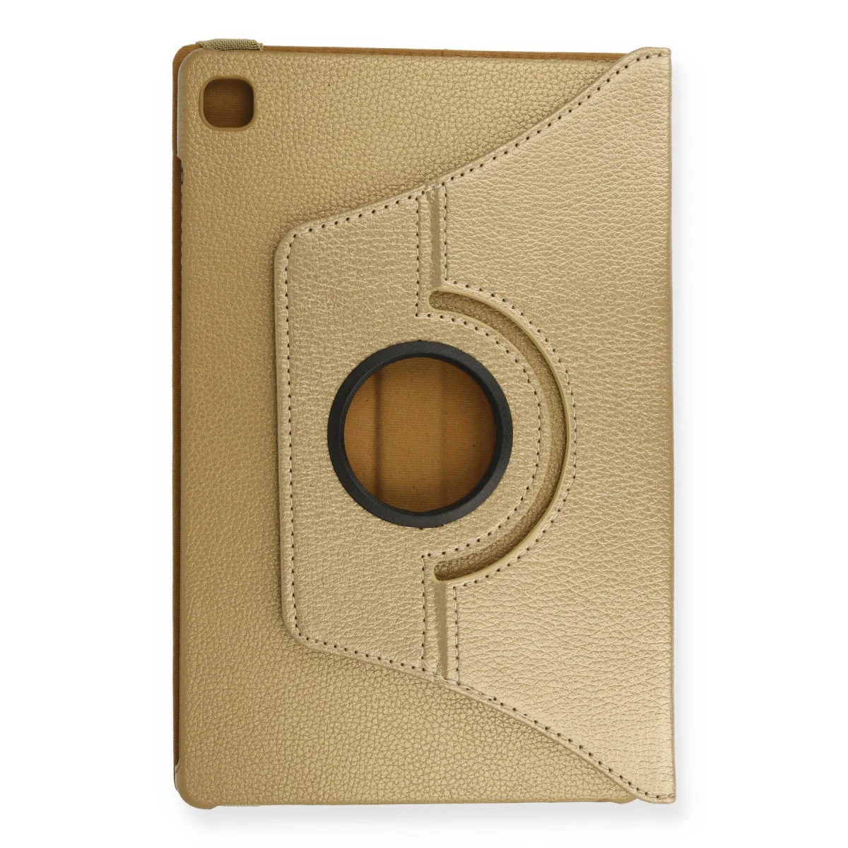 Galaxy T500 Tab A7 10.4 Kılıf 360 Tablet Deri Kılıf - Gold