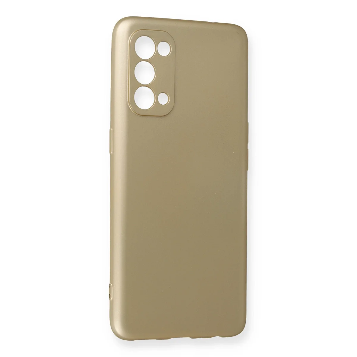 Reno 5 Kılıf First Silikon - Gold
