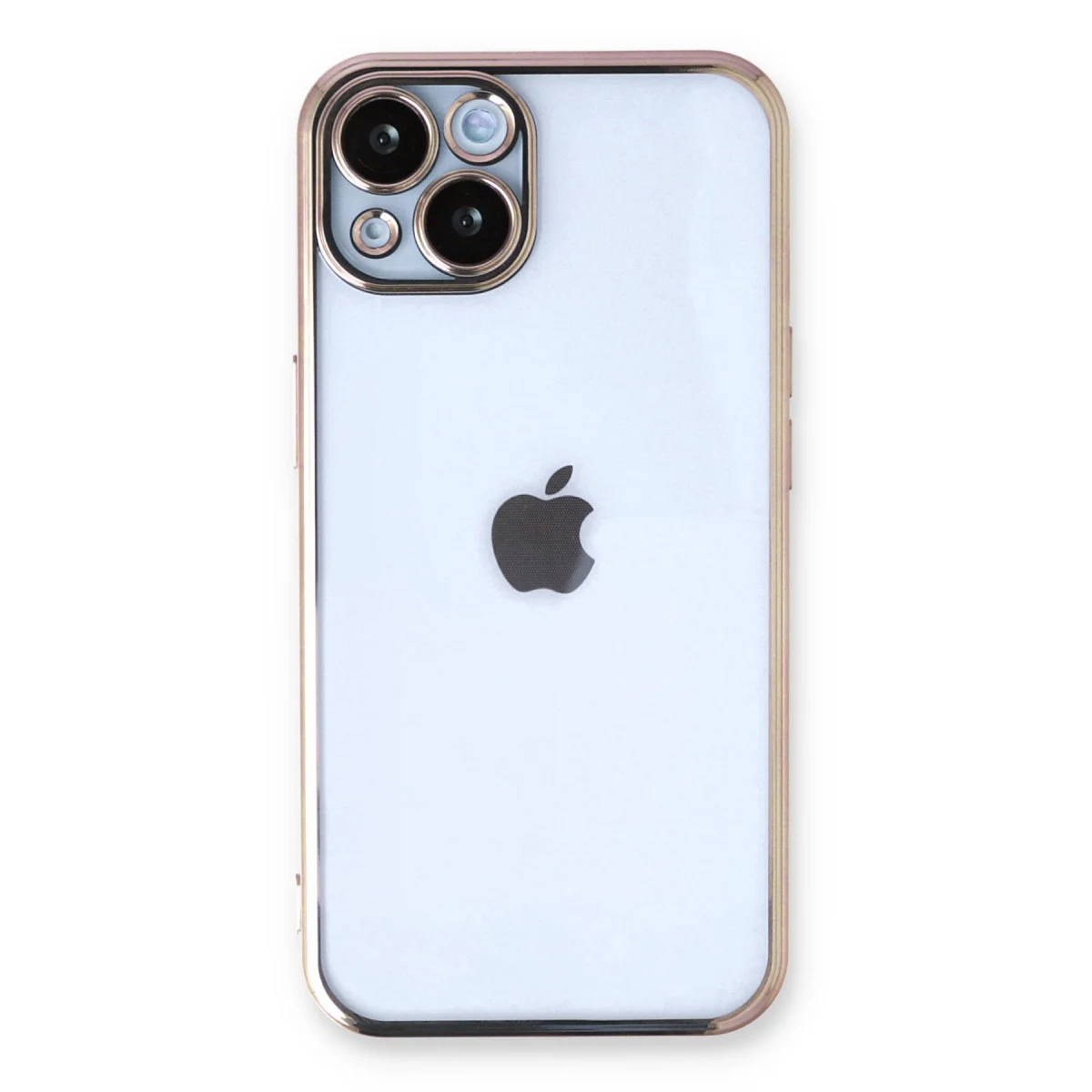 iPhone 14 Plus Kılıf Razer Lensli Silikon - Gold