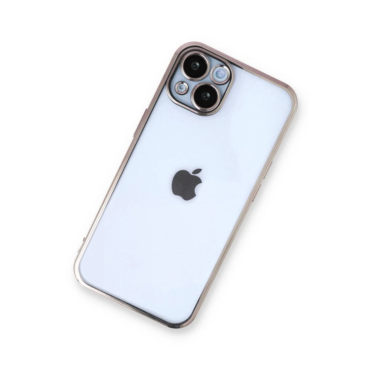 iPhone 14 Plus Kılıf Razer Lensli Silikon - Gold