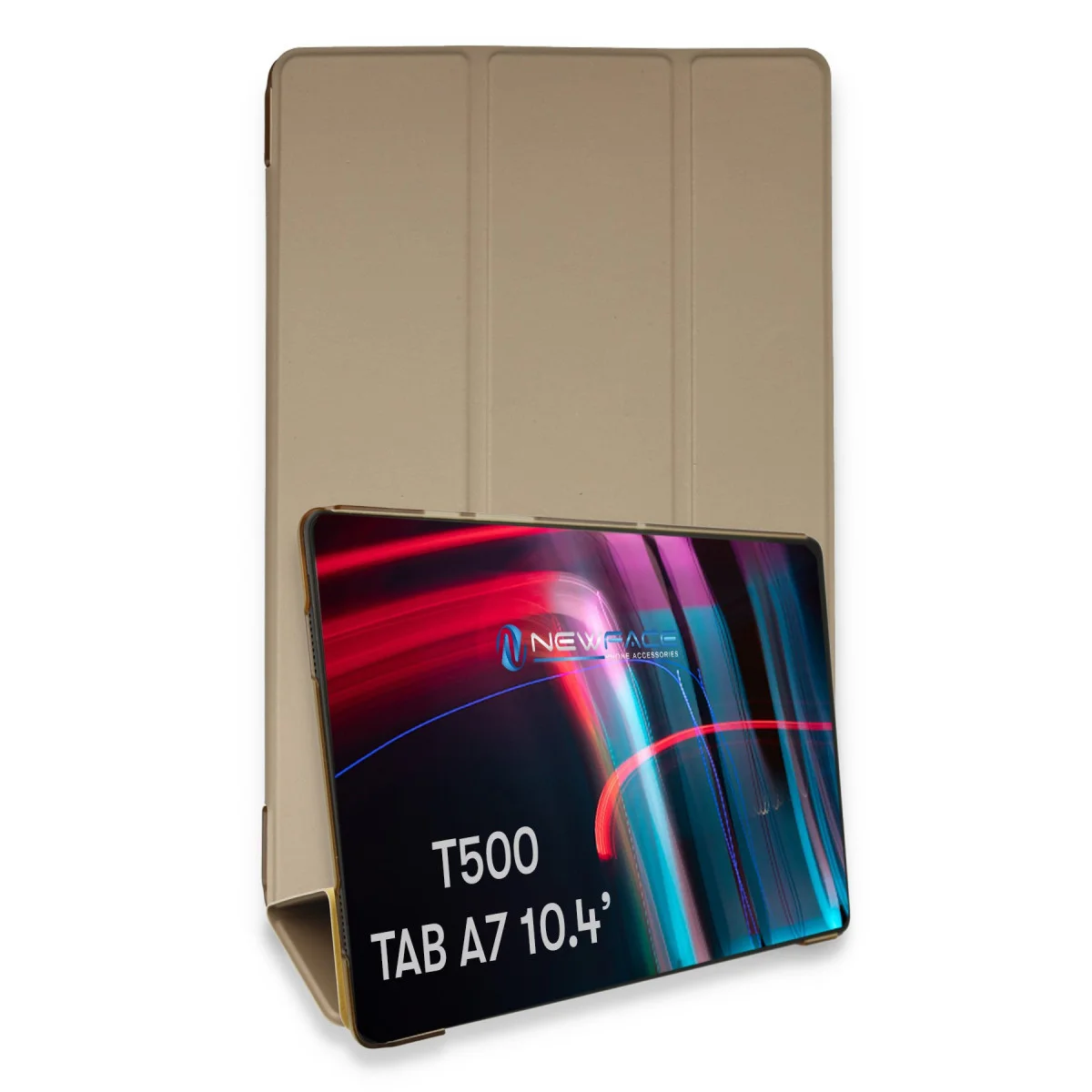 Galaxy T500 Tab A7 10.4 Kılıf Tablet Smart Kılıf - Gold