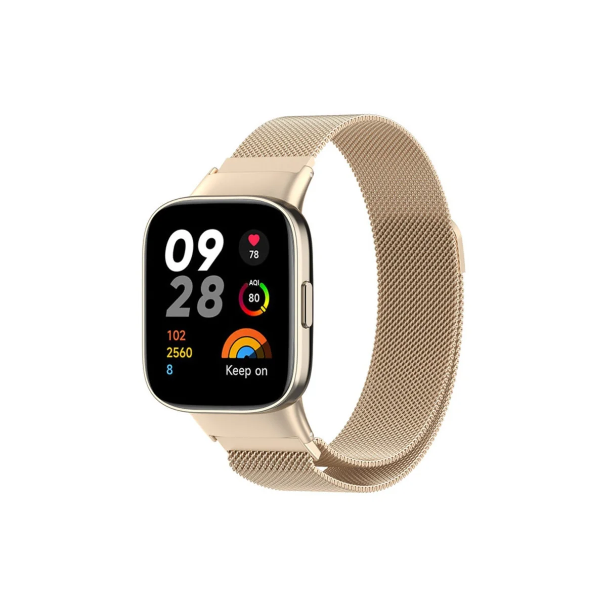 Redmi Watch 3 Metal Mıknatıslı Kordon - Metalik Gold