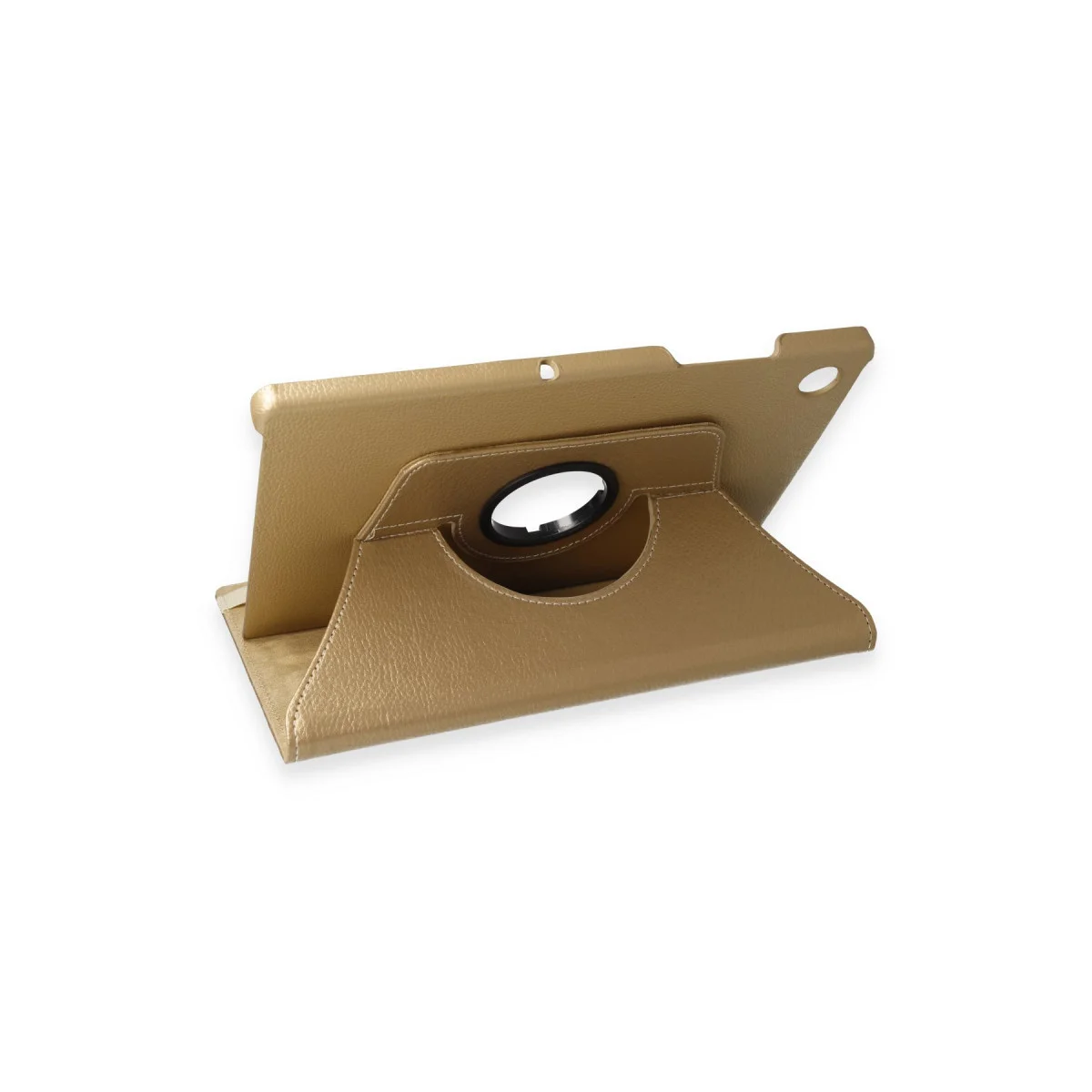 Galaxy X200 Tab A8 10.5 Kılıf 360 Tablet Deri Kılıf - Gold
