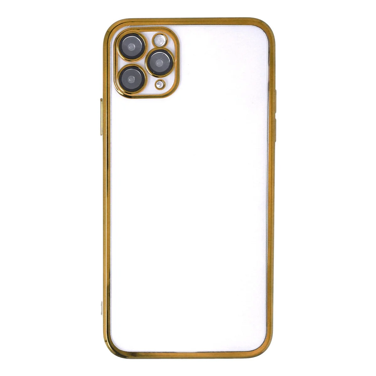 iPhone 11 Pro Kılıf Razer Lensli Silikon - Gold