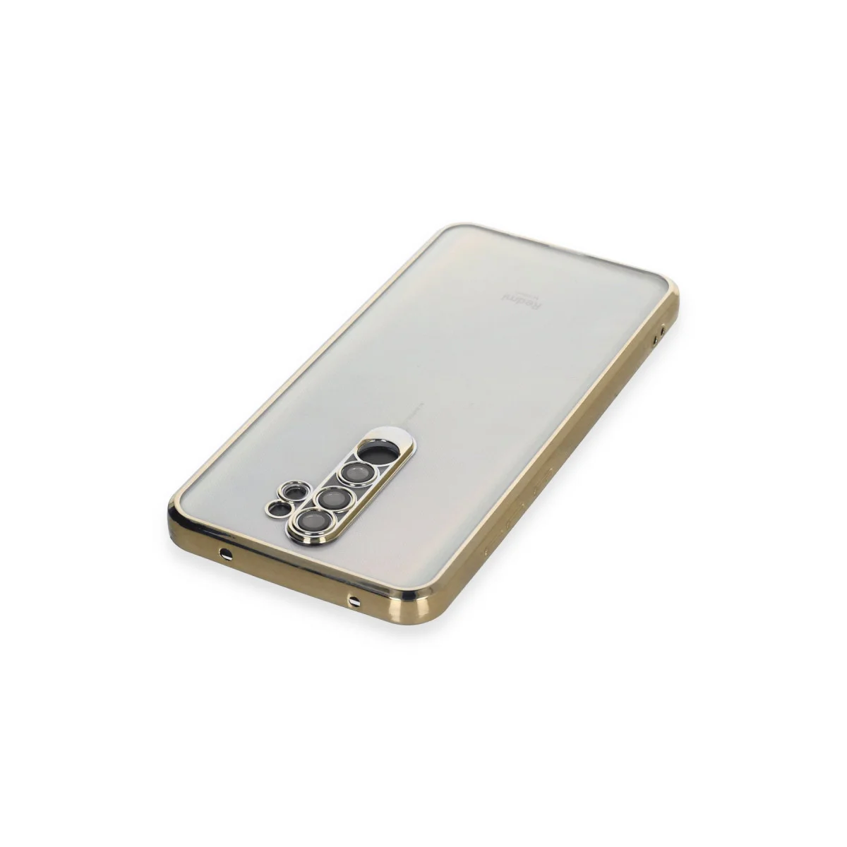 Redmi Note 8 Pro Kılıf Razer Lensli Silikon - Gold