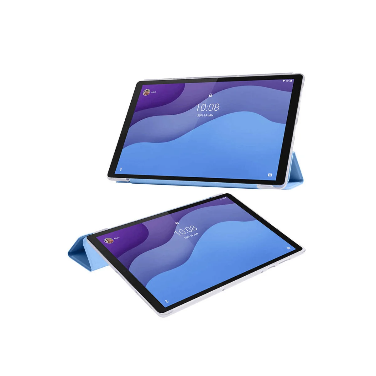 M10 HD X306F Kılıf Tablet Smart Kılıf - Gold