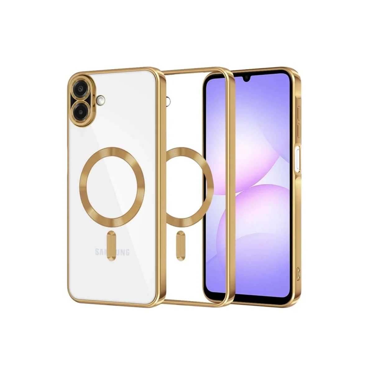 Galaxy A07 4G Kross Magneticsafe Kapak - Gold