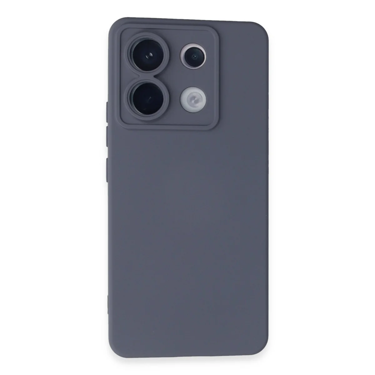 Redmi Note 13 Pro 5G Kılıf Nano içi Kadife Silikon - Gri