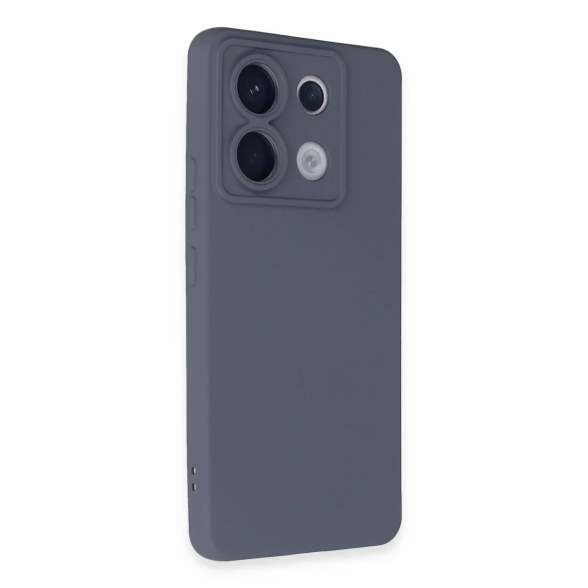 Redmi Note 13 Pro 5G Kılıf Nano içi Kadife Silikon - Gri