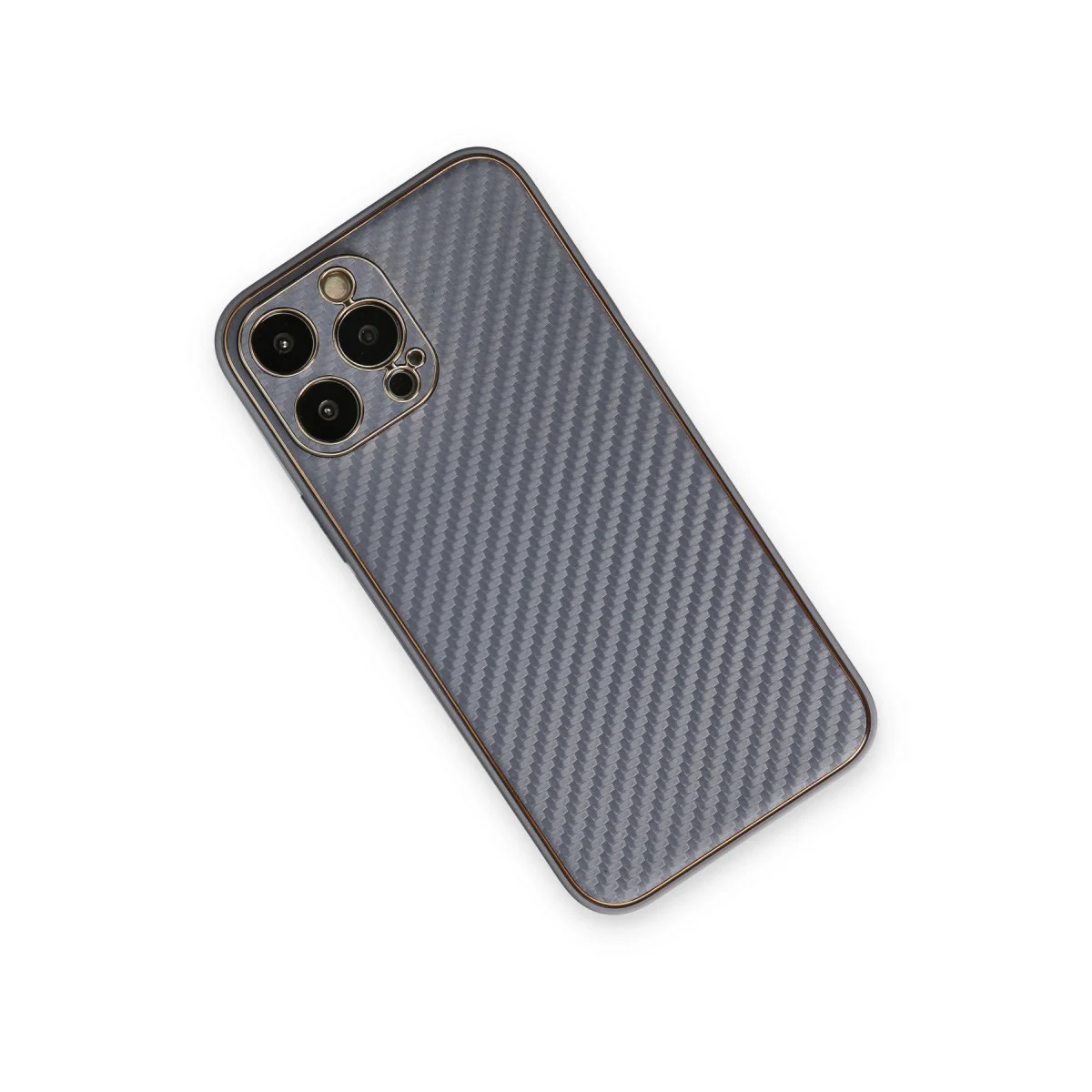 iPhone 13 Pro Kılıf Coco Karbon Silikon - Gri