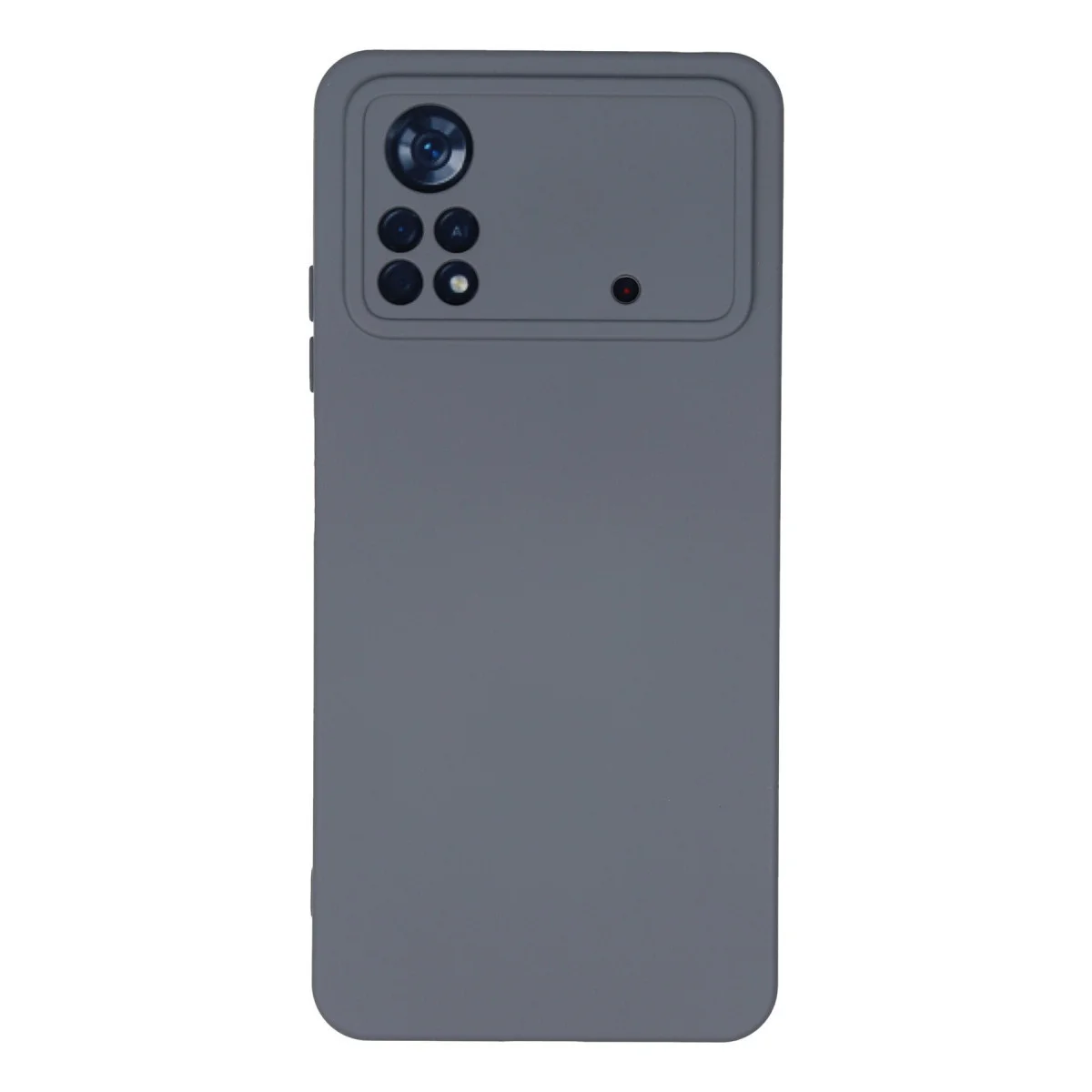 Poco X4 Pro 5G Kılıf Nano içi Kadife Silikon - Gri
