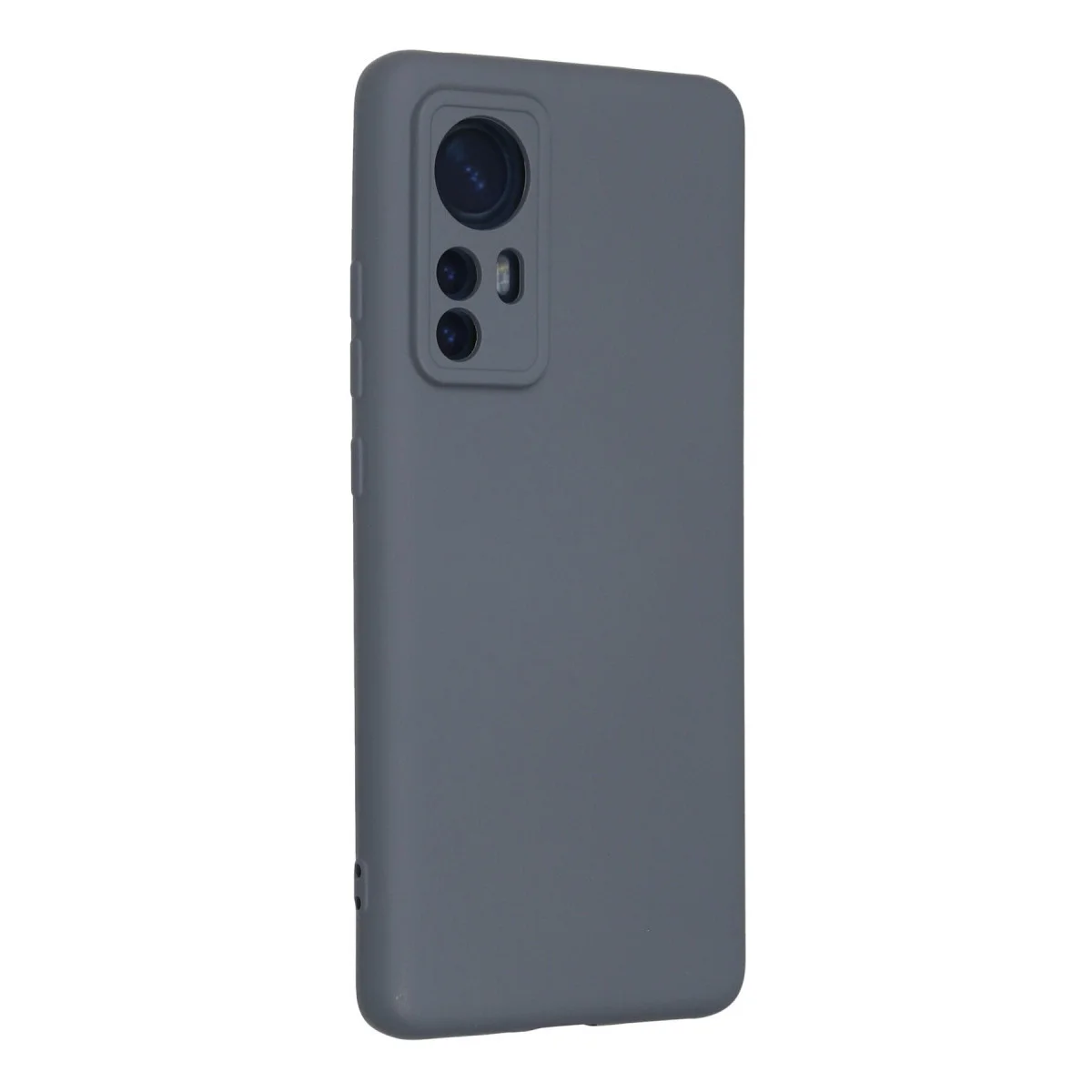 Mi 12 Kılıf Nano içi Kadife Silikon - Gri