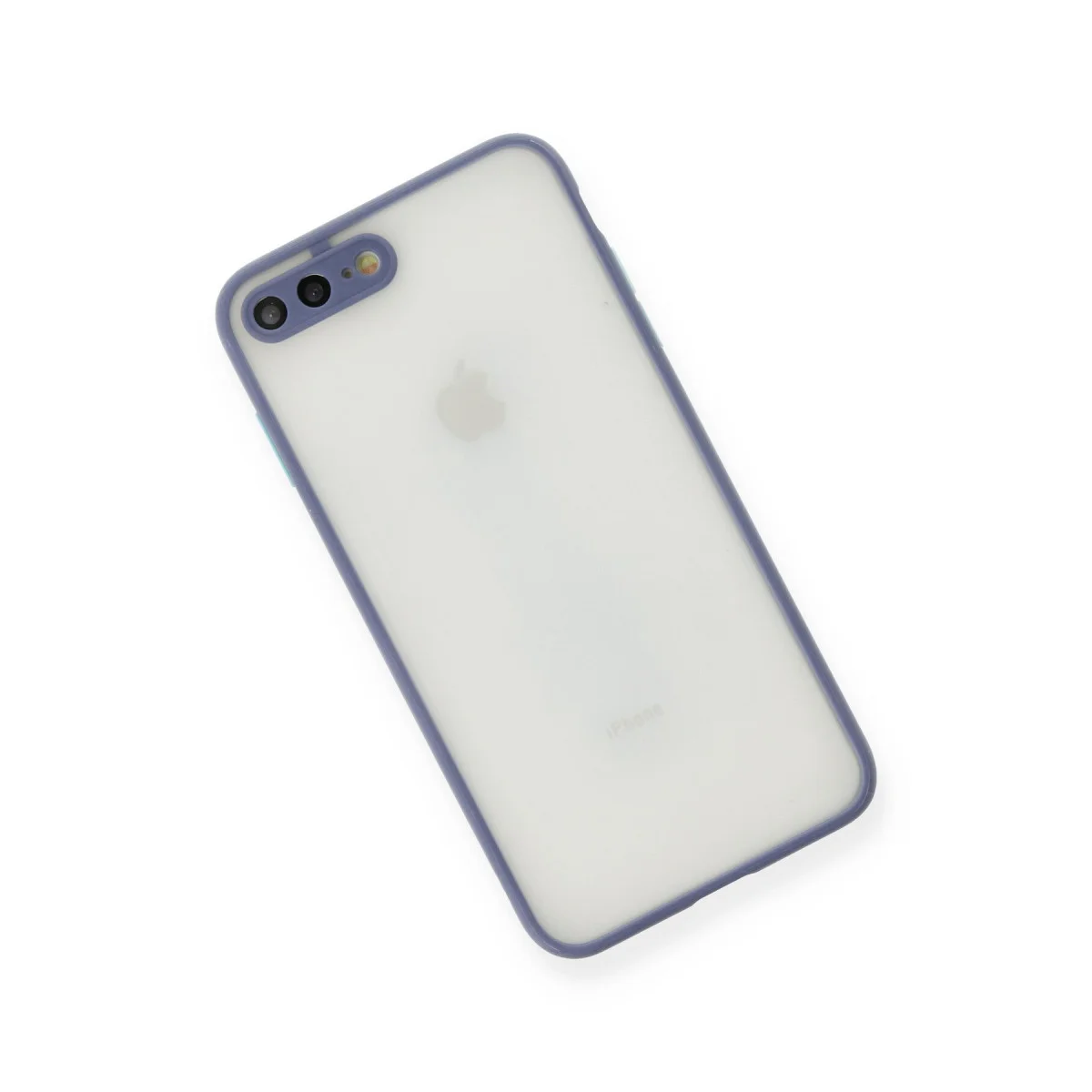 iPhone 7 Plus Kılıf Montreal Silikon Kapak - Gri