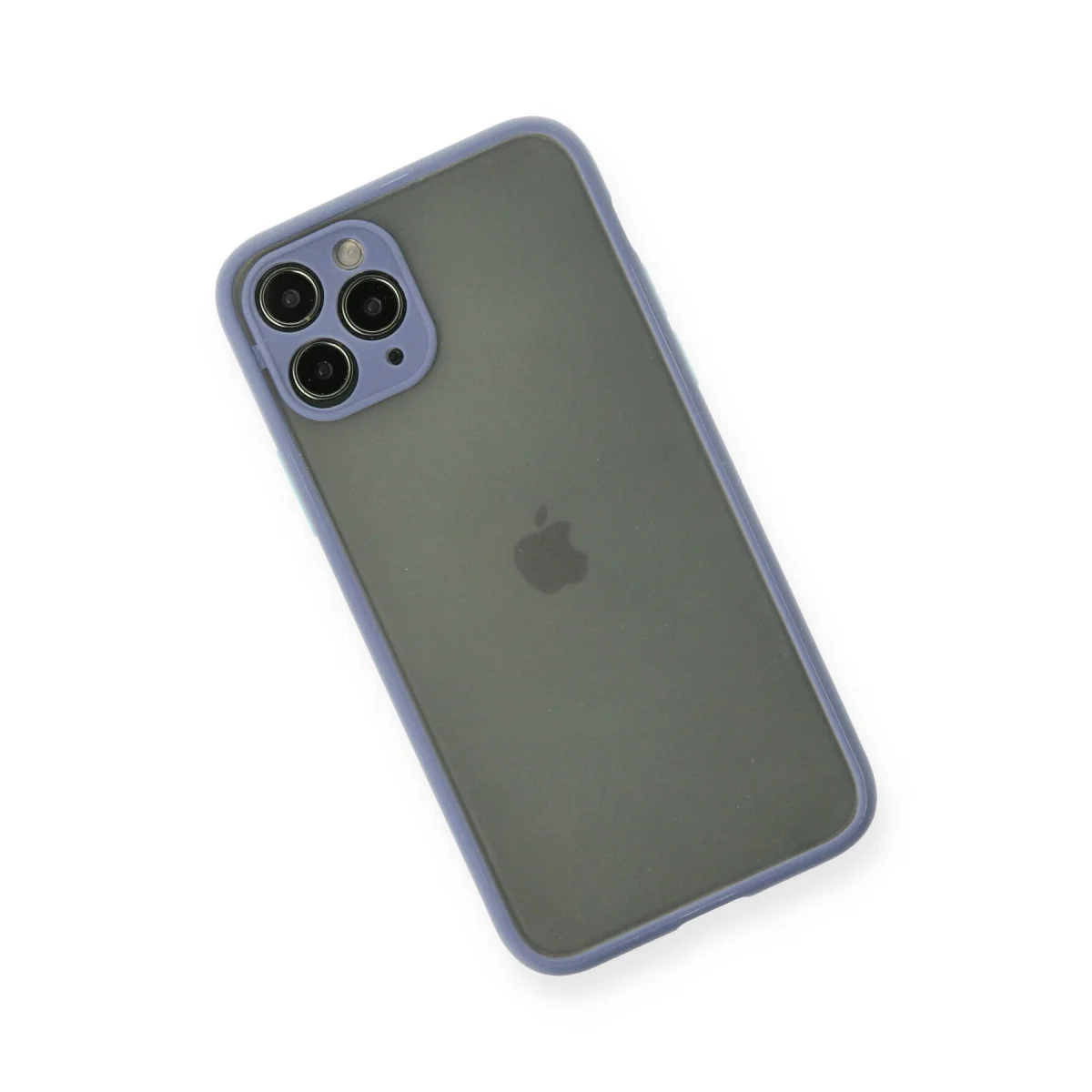iPhone 11 Pro Kılıf Montreal Silikon Kapak - Gri