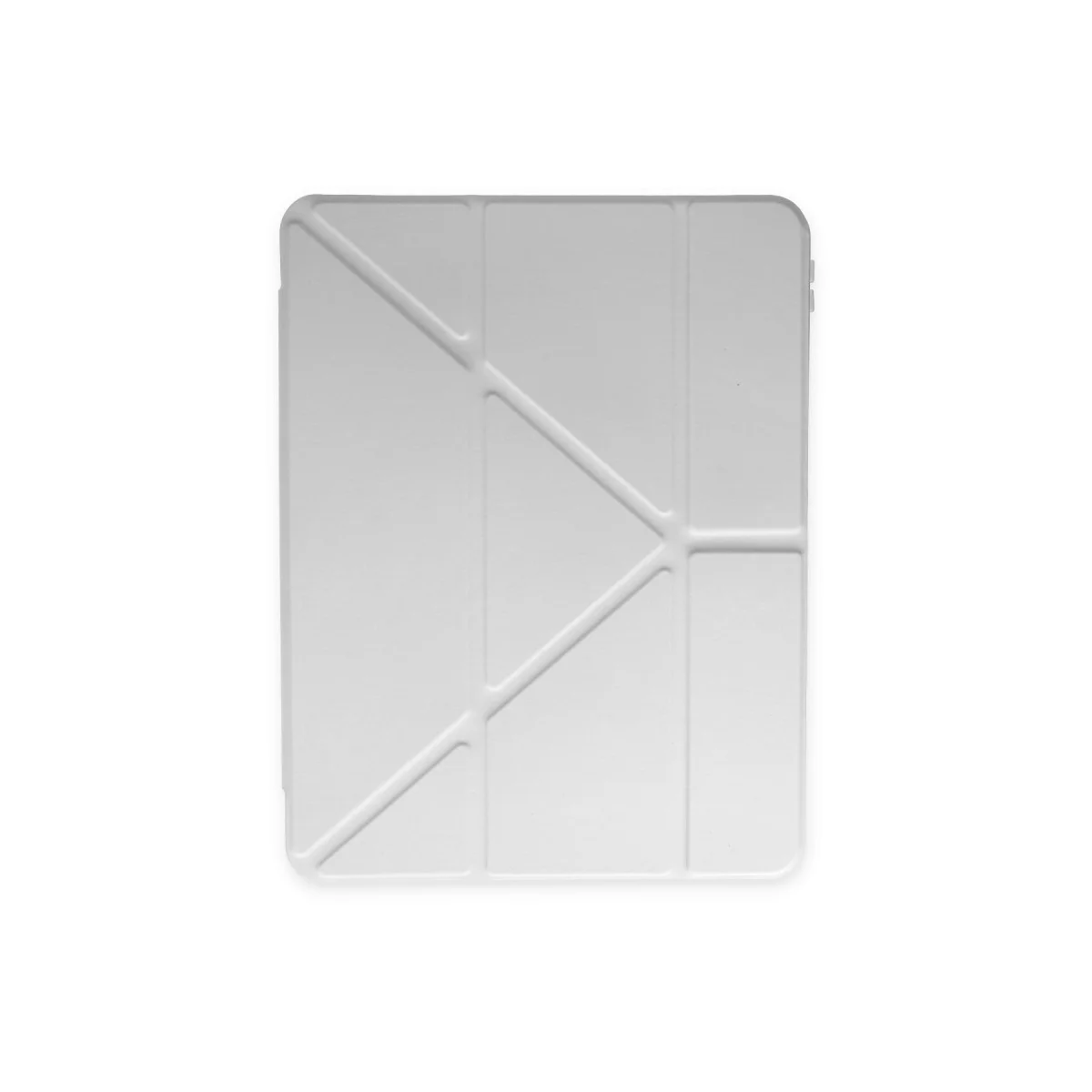 iPad 10.2 (8.nesil) Kılıf Kalemlikli Mars Tablet Kılıfı - Gri