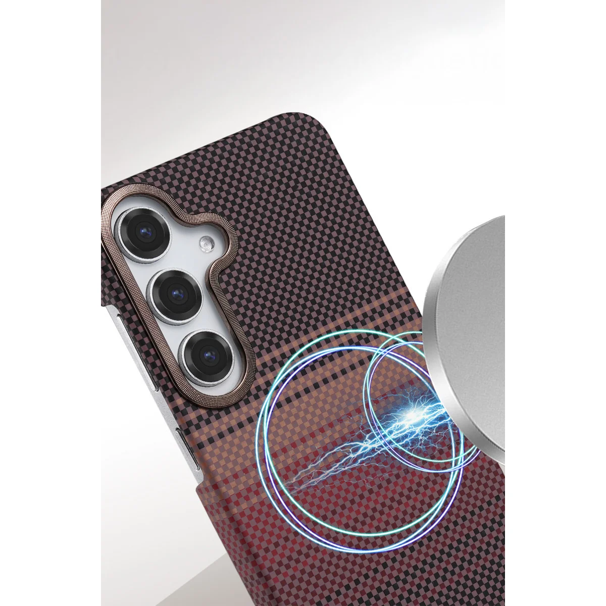 Galaxy A16 5G Vega Magsafe Kapak - Gri