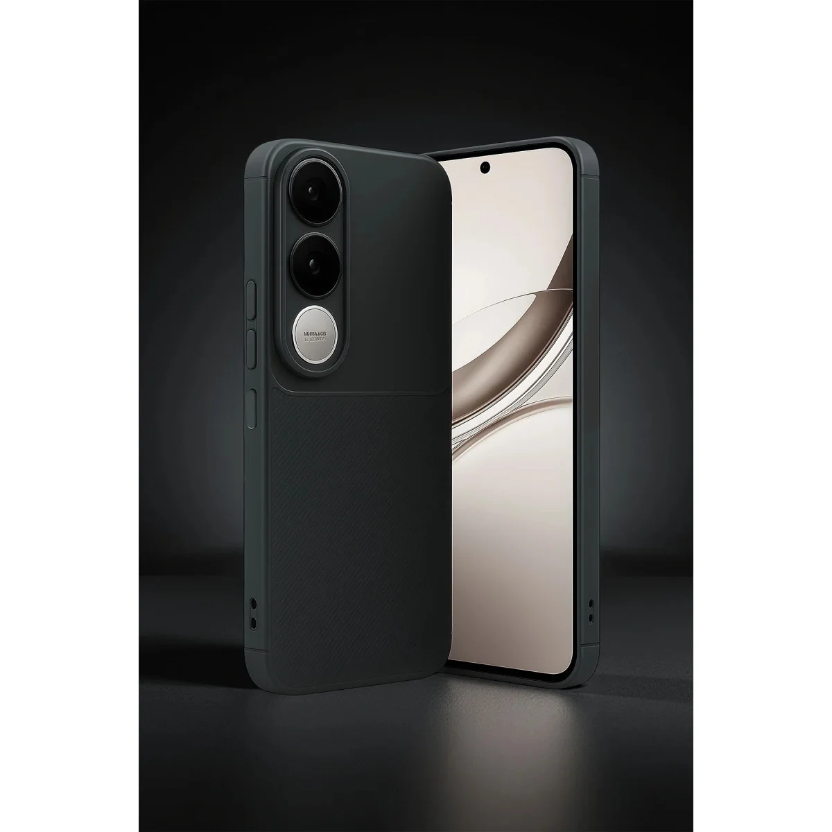 V50 Lite 4G Auto Focus Karbon Kapak - Gri