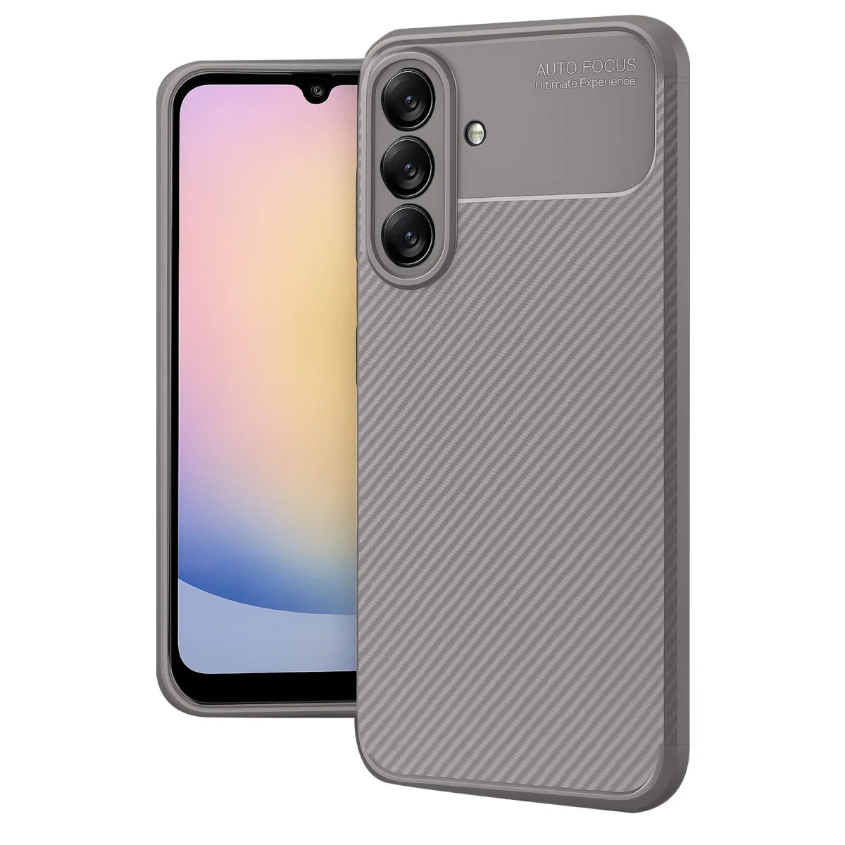 Galaxy A17 5G Auto Focus Karbon Kapak - Gri