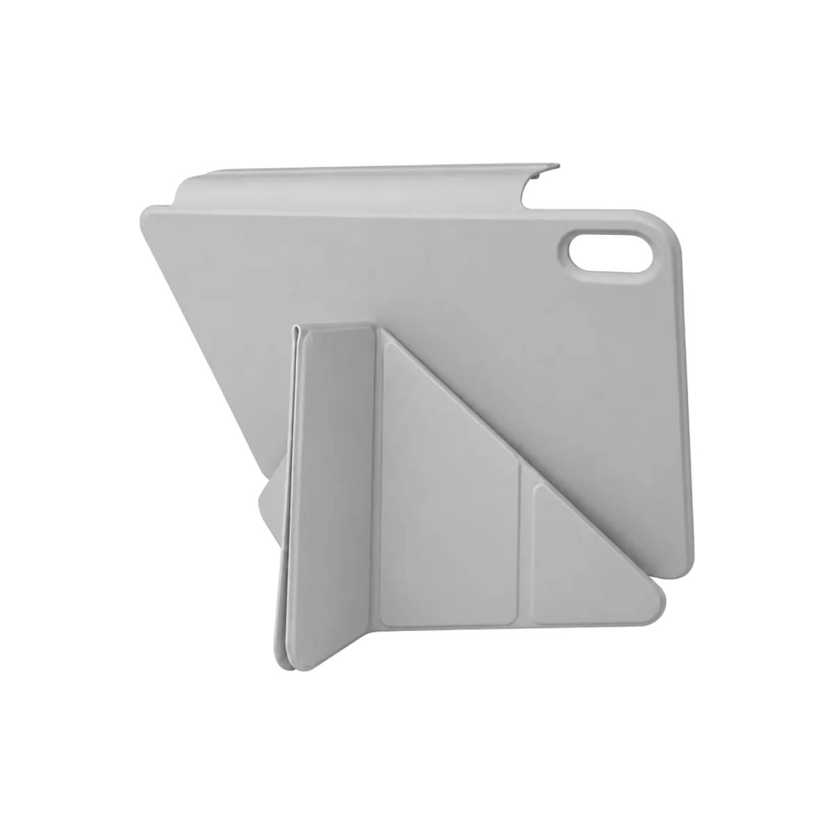 iPad 2025 10.9 10.Nesil (A16) Edz Manyetik Standlı Tablet Kılıfı - Gri