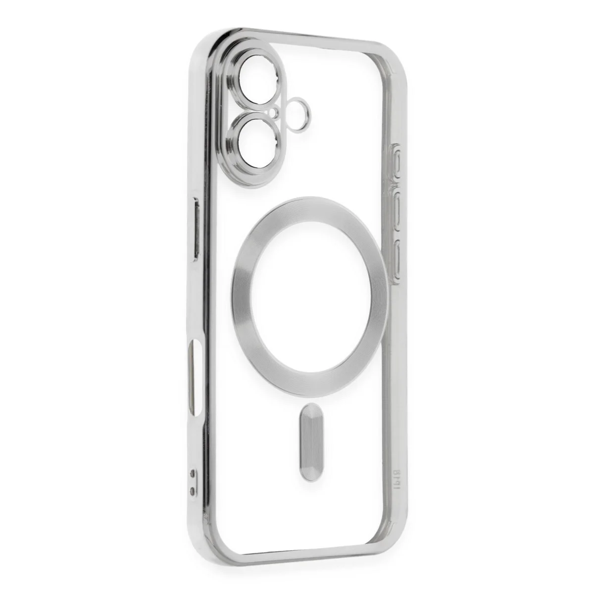 iPhone 16 Kılıf Kross Magneticsafe Kapak - Gümüş
