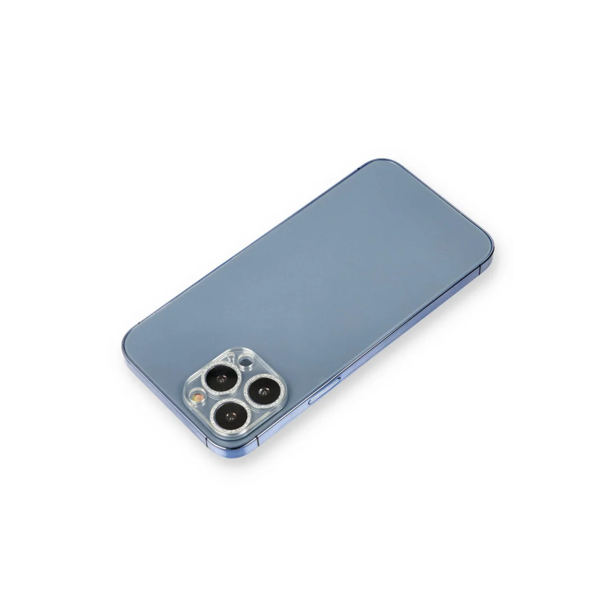 iPhone 12 Pro Max Shine Kamera Lens Koruma Cam - Gümüş