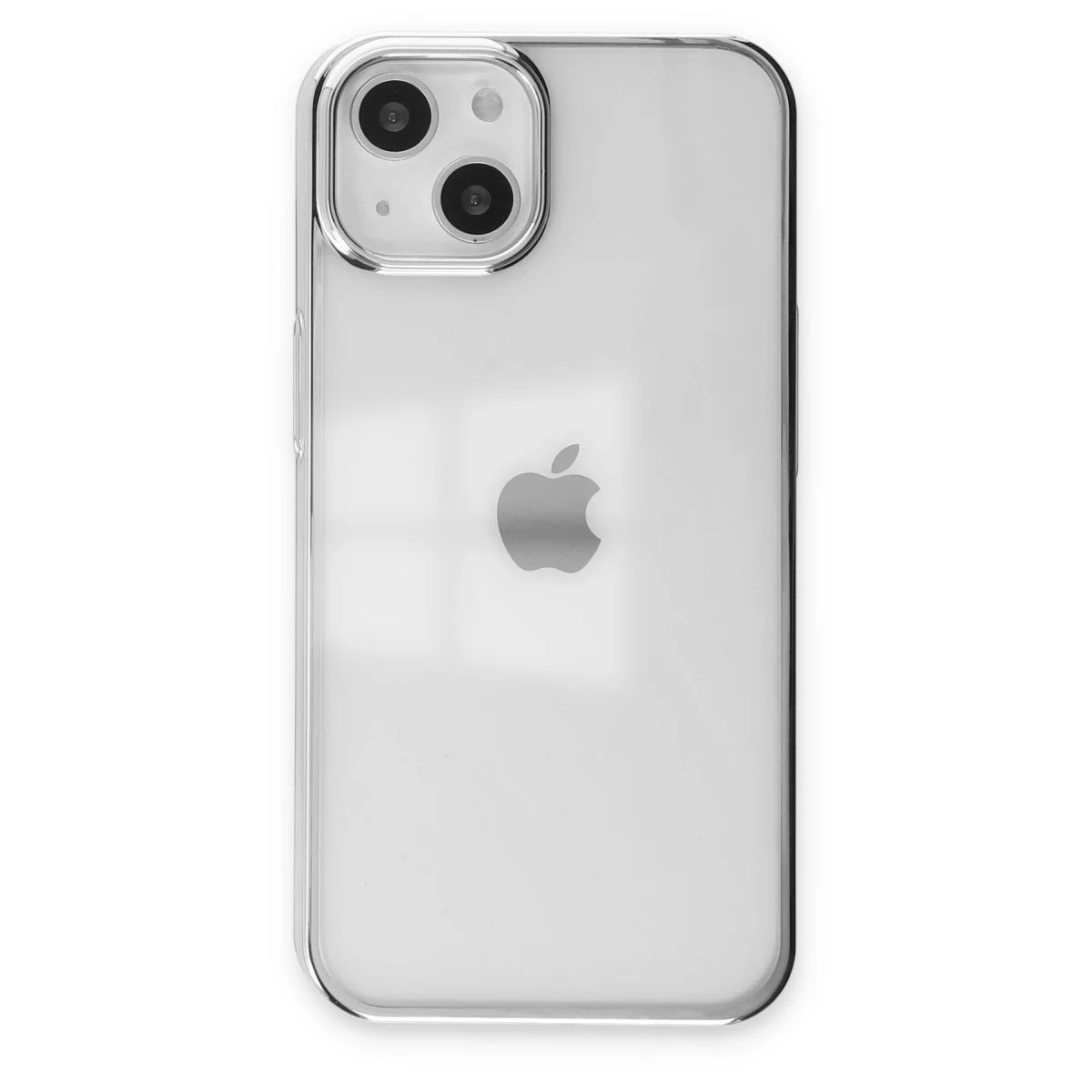 iPhone 14 Plus Kılıf Element Silikon - Gümüş