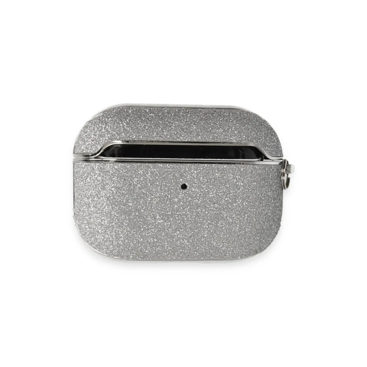 Airpods Pro (1.nesil) Spell Simli Kılıf - Gümüş