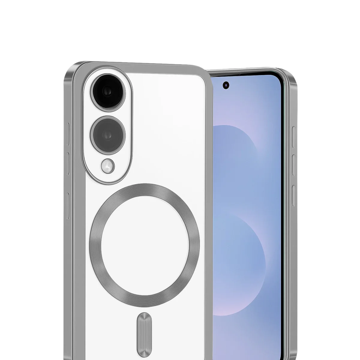 Galaxy S25 Edge Kross Magneticsafe Kapak - Gümüş