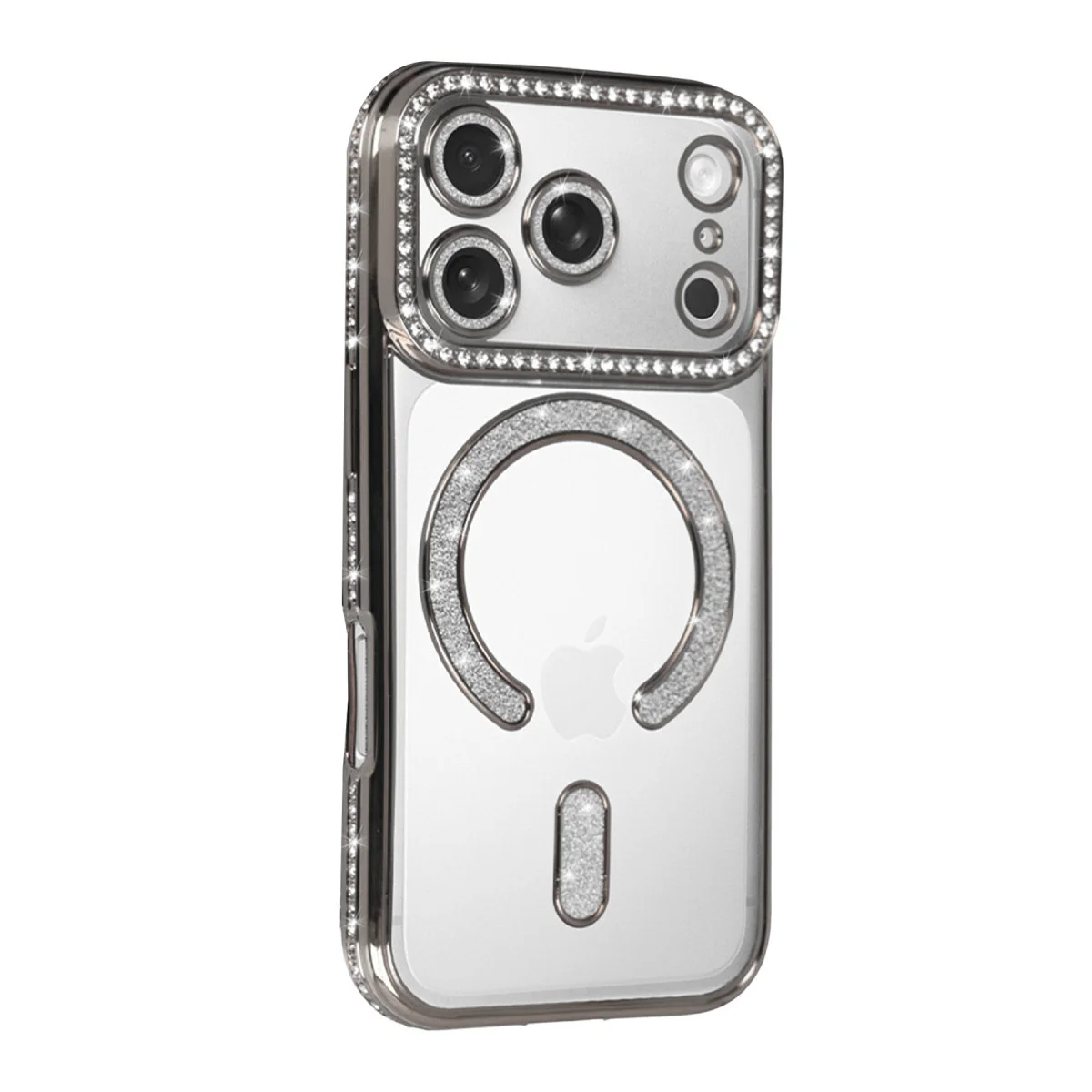iPhone 17 Pro Max Joke Simli Magneticsafe Kılıf - Gümüş