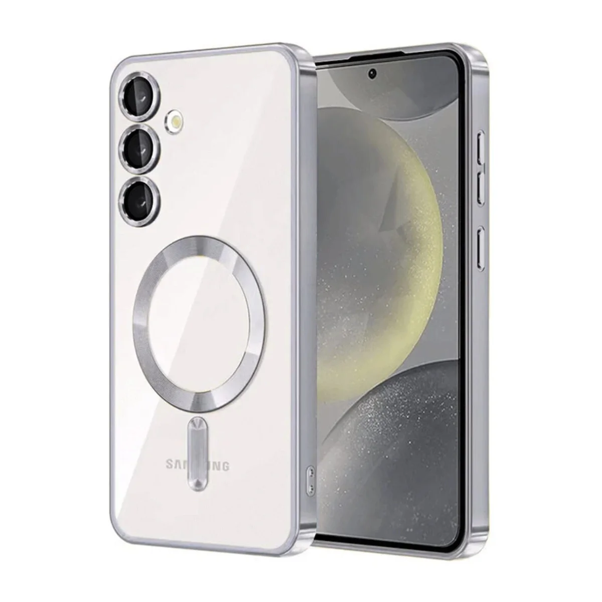 Galaxy A17 5G Kross Magneticsafe Kapak - Gümüş