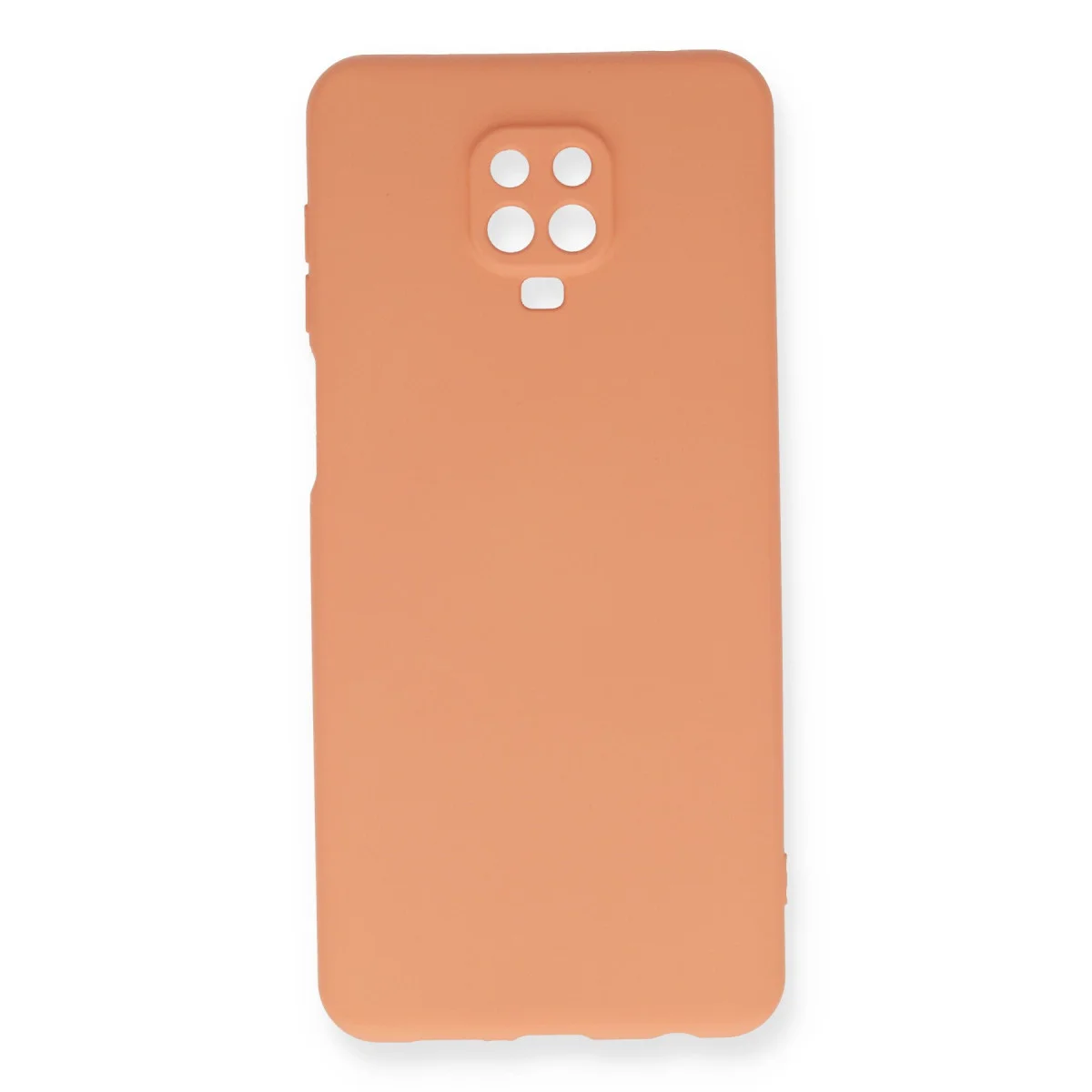 Redmi Note 9 Pro Kılıf Nano içi Kadife Silikon - Turuncu