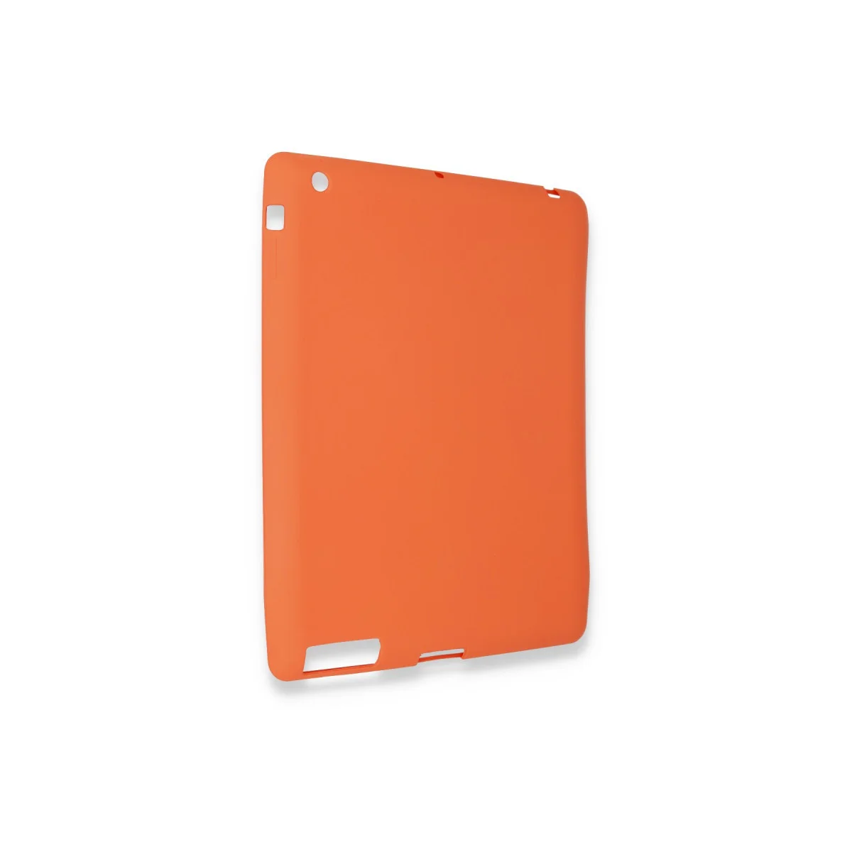 iPad 4 9.7 Kılıf Evo Tablet Silikon - Turuncu