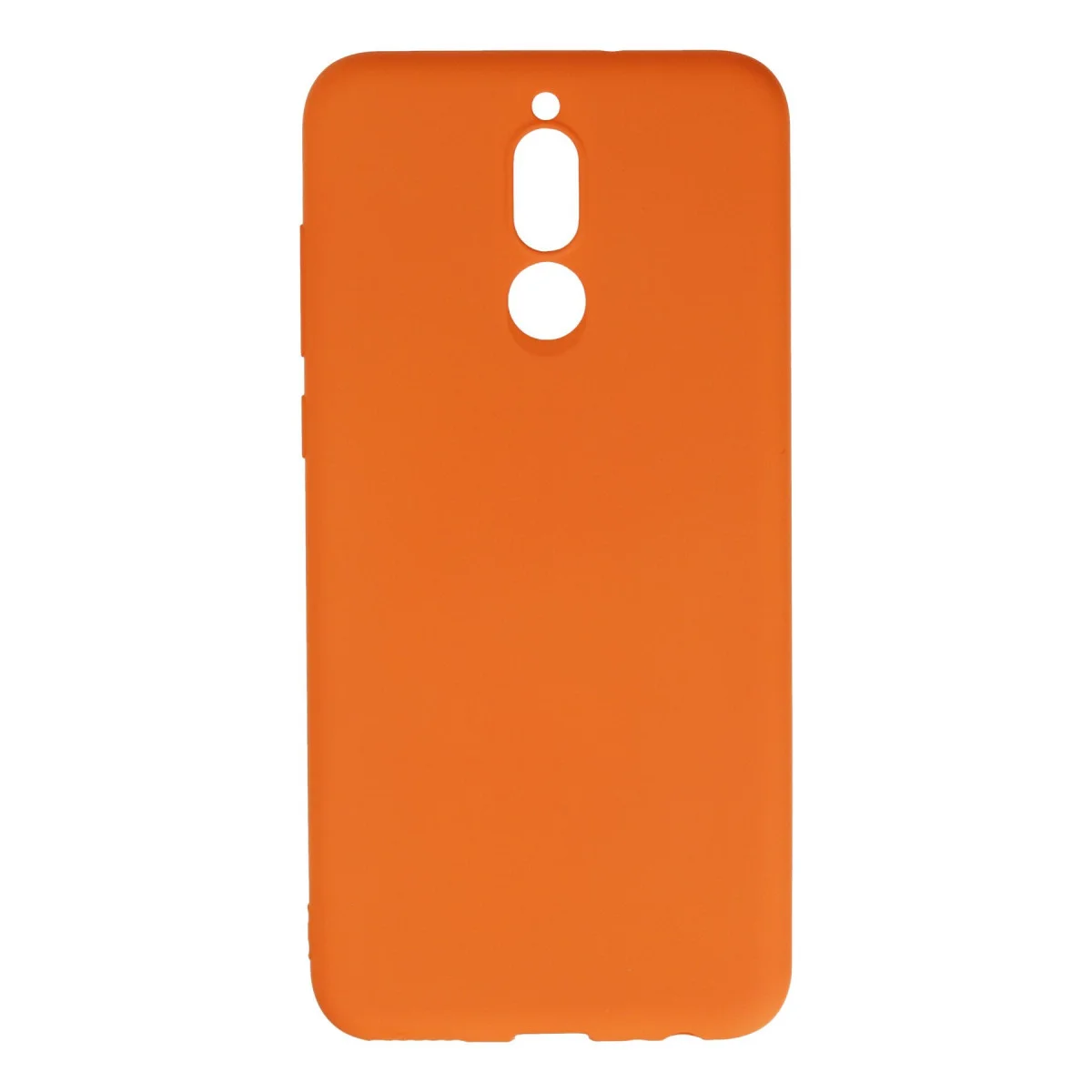 Mate 10 Lite Kılıf Nano içi Kadife Silikon - Turuncu